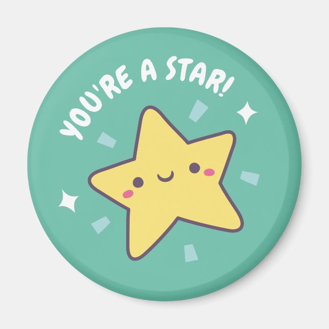 Cute You Are A Star Magnet (Front)
