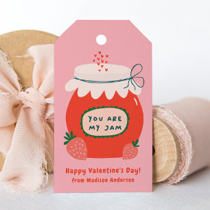 Cute You Are My Jam Valentine's Day Gift Tags