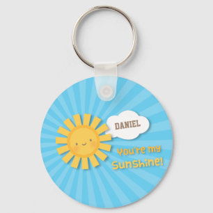 Cute You Are My Sunshine Appreciation Key Ring