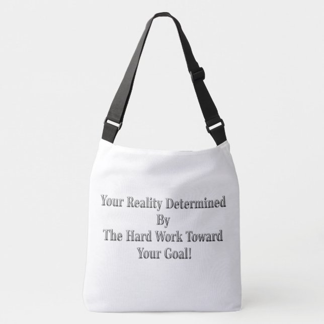 Cute Your Reality Design Meant For You!  Mug Canva Crossbody Bag (Front)