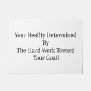 Cute Your Reality Design Meant For You! Mug Canva Doormat