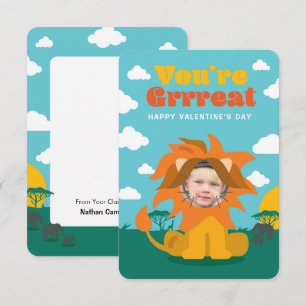 Cute You're Grreat Valentine's Day Card for Kids