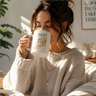 Cute 'You're My Spot In The Sun' Valentines Day Two-Tone Coffee Mug