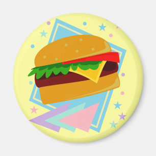 Cute Yummy Burger Magnet