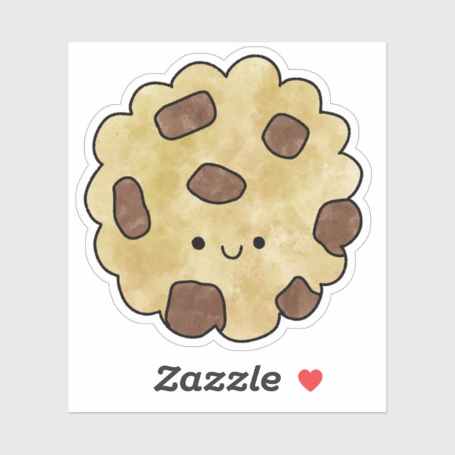 Cute yummy chocolate cookie (Sheet)