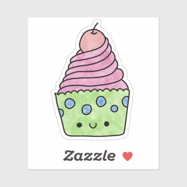 Cute yummy cupcake (Sheet)