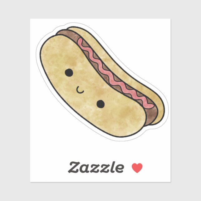 Cute yummy hot dog (Sheet)