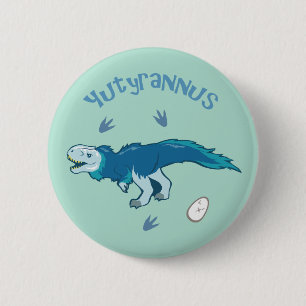 Cute Yutyrannus 6 Cm Round Badge