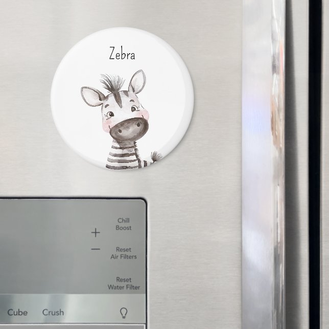 Cute Zebra Animal Magnet (In Situ (Fridge))