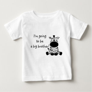 Cute Zebra Big Brother T Shirt