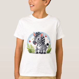 Cute zebra cartoon T-Shirt