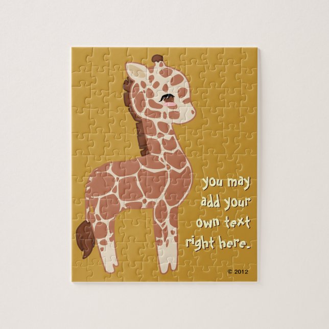 Cute Zebra Jigsaw Puzzle (Vertical)
