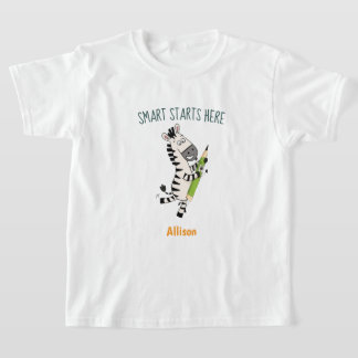 Cute Zebra Kids T-shirt