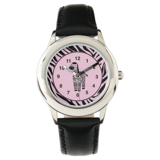 Cute Zebra Kids Watch (Front)