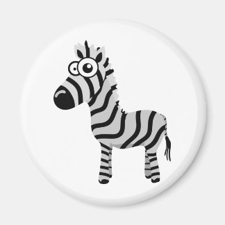 Cute zebra magnet