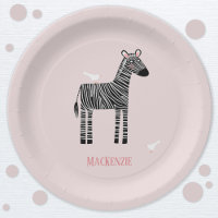 Cute Zebra Pink Party