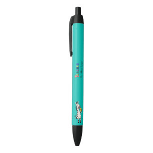 Cute Zebra Teacher Black Ink Pen