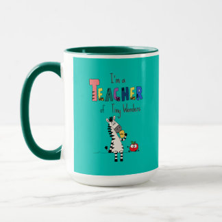 Cute Zebra Teacher Mug