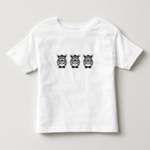 Cute Zebra Toddler T-Shirt