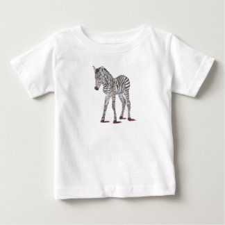 Cute Zebra Top Wildlife Design for Babies T-Shirt