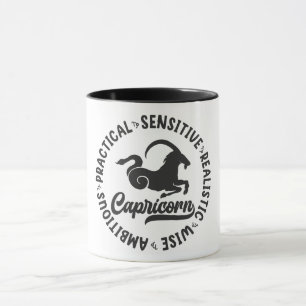Cute Zodiac Sign Characteristics/Capricorn Mug