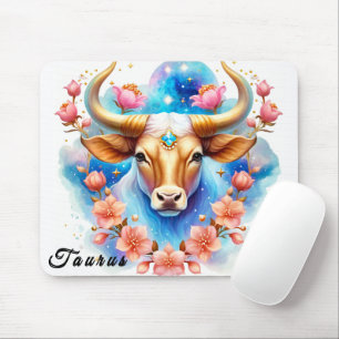 Cute Zodiac Sign/Taurus Mouse Mat