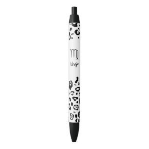 Cute Zodiac Sign/Virgo Black Ink Pen
