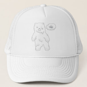Cute Zombie Bear Trucker Hat