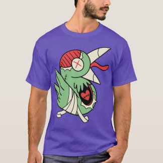 Cute Zombie Bird Funny Halloween Animals T-Shirt