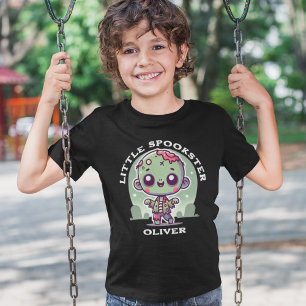 Cute Zombie Custom Name Halloween T-Shirt