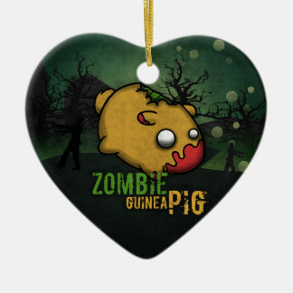 Cute Zombie Guinea Pig Ceramic Tree Decoration