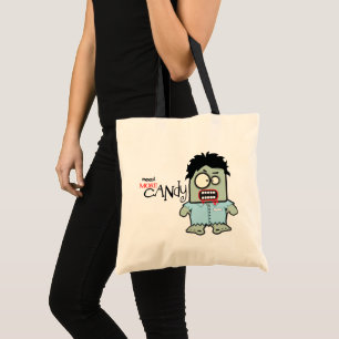 Cute Zombie Halloween Trick or Treat Bag