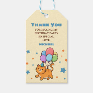 Cute ZOO Animals Kids' Birthday Party Thank You Gift Tags