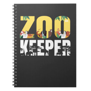 Cute Zookeeper Safari and Zoo Animal Lover Notebook