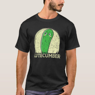 Cutecumber Cucumber Vegetable Plant Vegetarian Veg T-Shirt