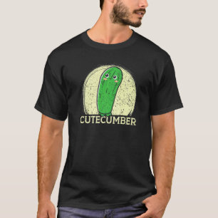 Cutecumber Cucumber Vegetable Plant Vegetarian Veg T-Shirt