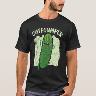 Cutecumber Cucumber Vegetable Plant Vegetarian Veg T-Shirt