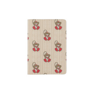 Cutelyn Sock Monkey Passport Holder