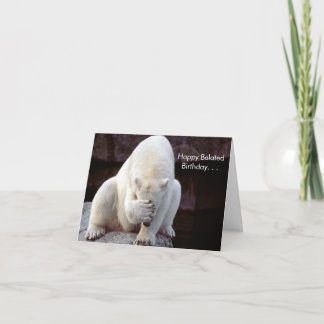 Cuteness Galore Belated Birthday Card