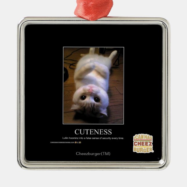 Cuteness Metal Tree Decoration (Front)