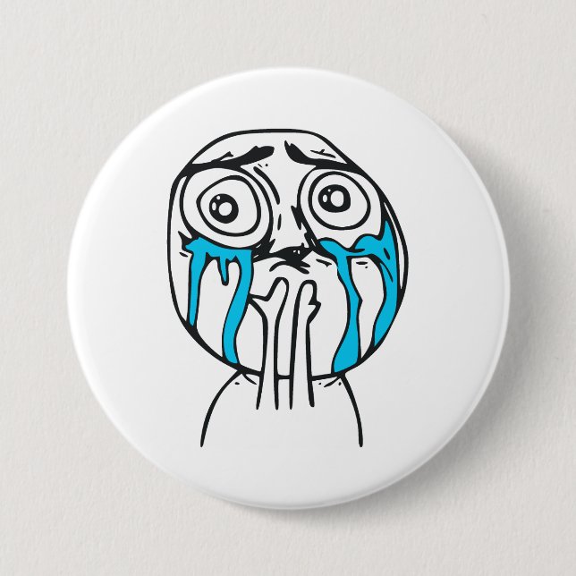 Cuteness Overload Cute Rage Face Meme 7.5 Cm Round Badge (Front)