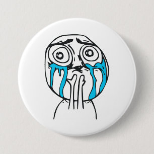 Cuteness Overload Cute Rage Face Meme 7.5 Cm Round Badge