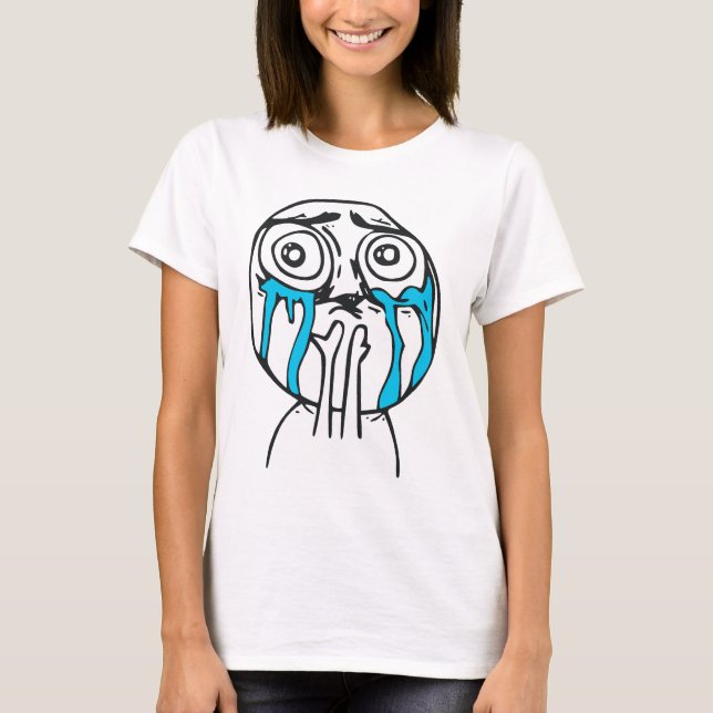 Cuteness Overload Rage Face Meme T-Shirt (Front)