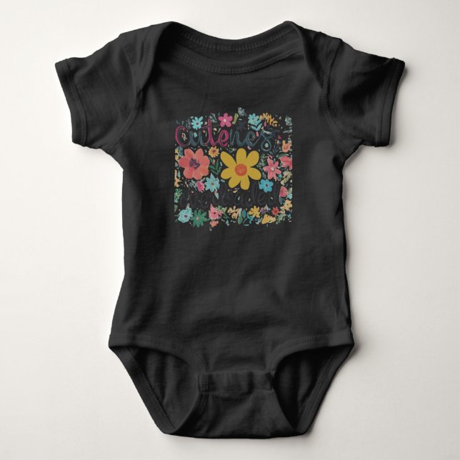 Cuteness Overloaded Baby Bodysuit (Front)