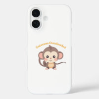 Cuteness Overloaded : Monkey Iphone 16 Case