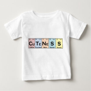 CuTeNeSS periodic elements infant tee