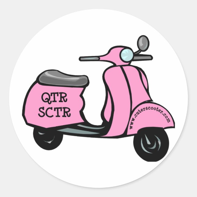 Cuter Scooter Sticker (Front)
