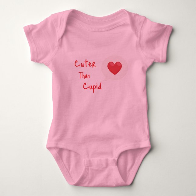 Cuter than Cupid Baby Bodysuit (Front)