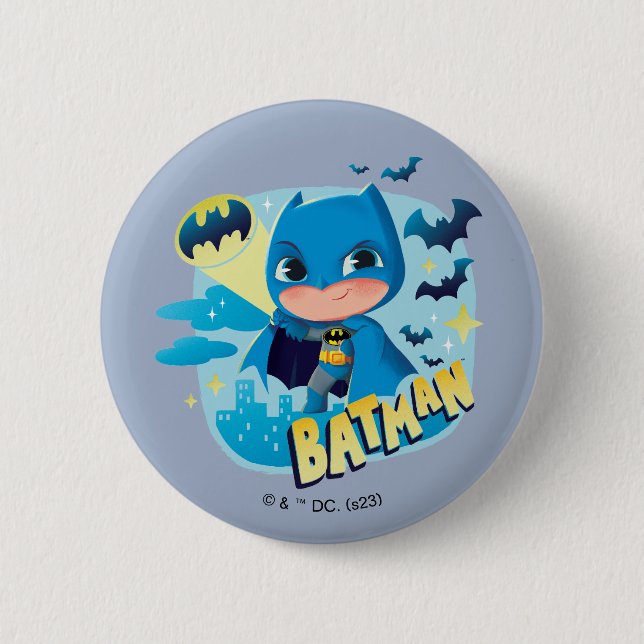 Cuter Than Cute Batman 6 Cm Round Badge (Front)