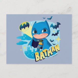 Cuter Than Cute Batman Postcard